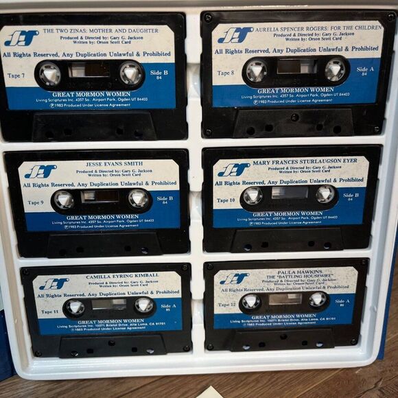 LDS Great Mormon Women Dramatized Cassette Tape Set By The Living Scriptures - Picture 4 of 5